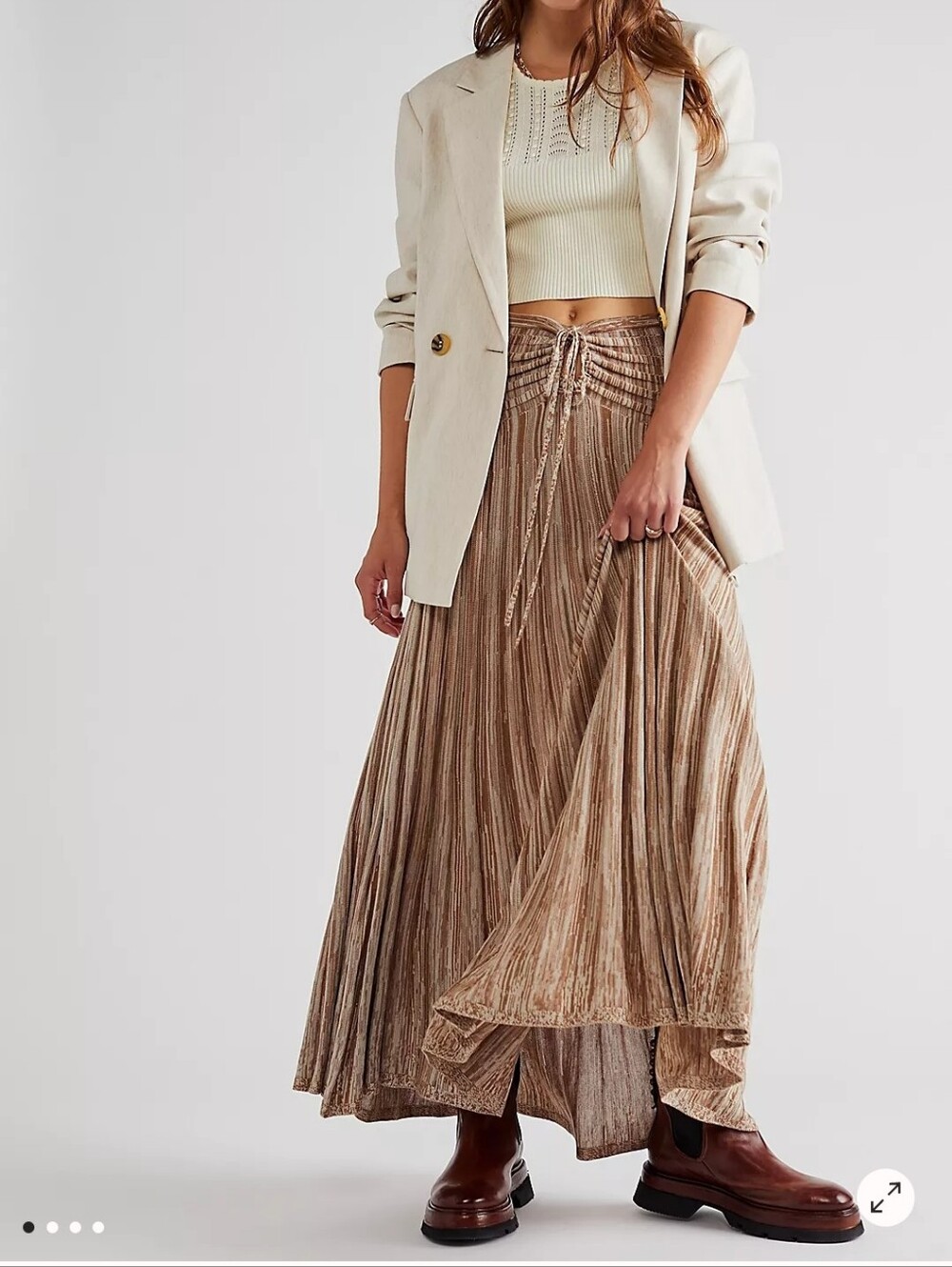Silvia Sweater Convertible Maxi Skirt - Picture 3 of 4